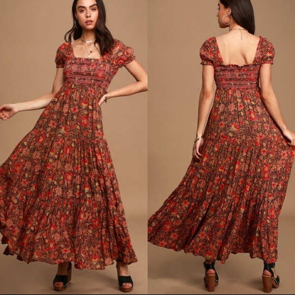 ****1 Med left!!*****Free People Tiered Maxi Dress - Picture 6 of 13